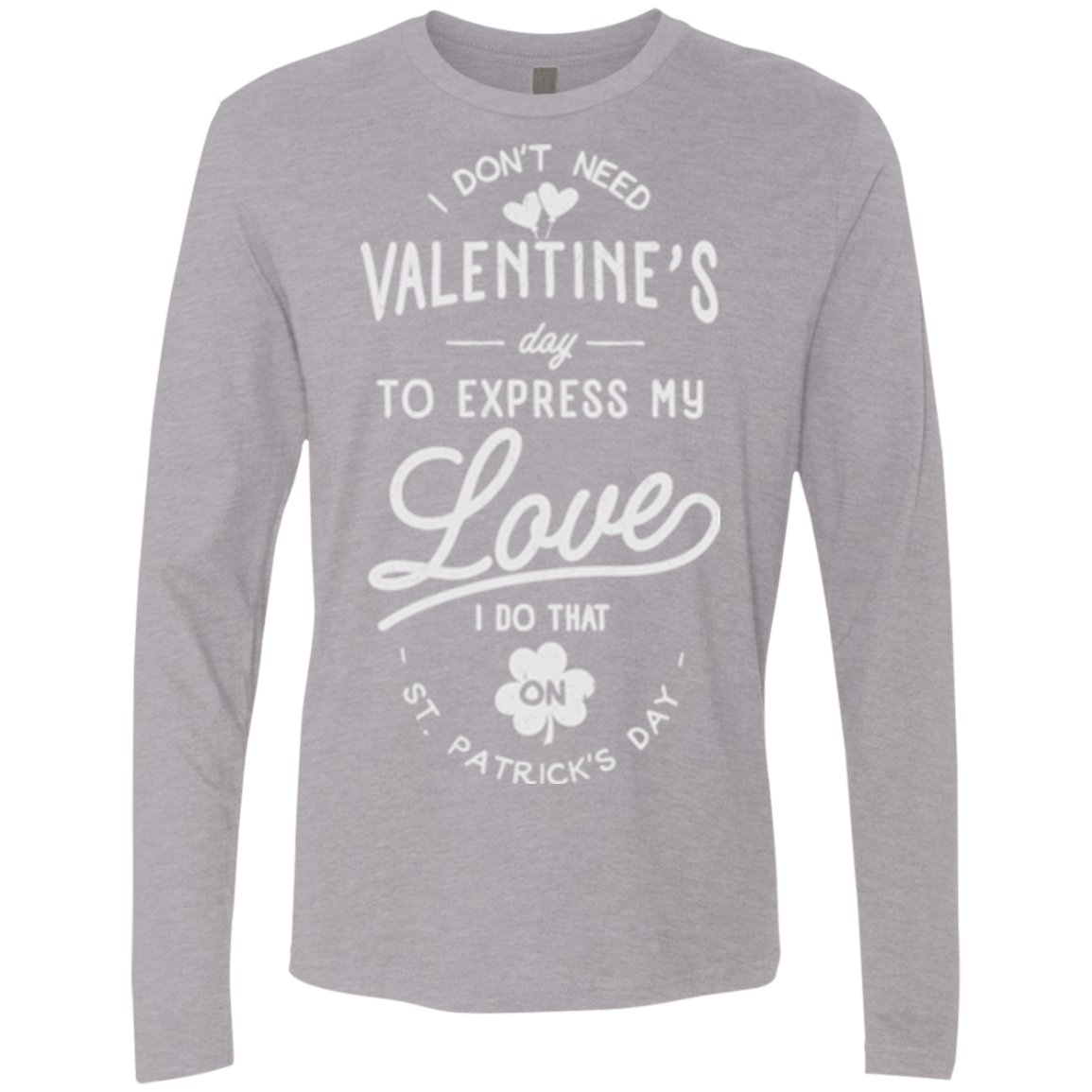 Valentine's Day Men's Premium Long Sleeve