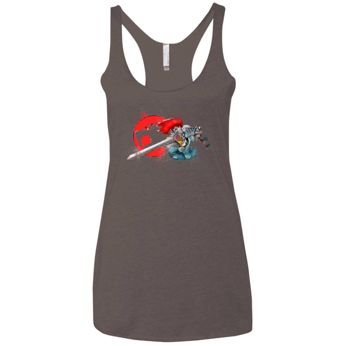 Thunder-hoooo Women's Triblend Racerback Tank