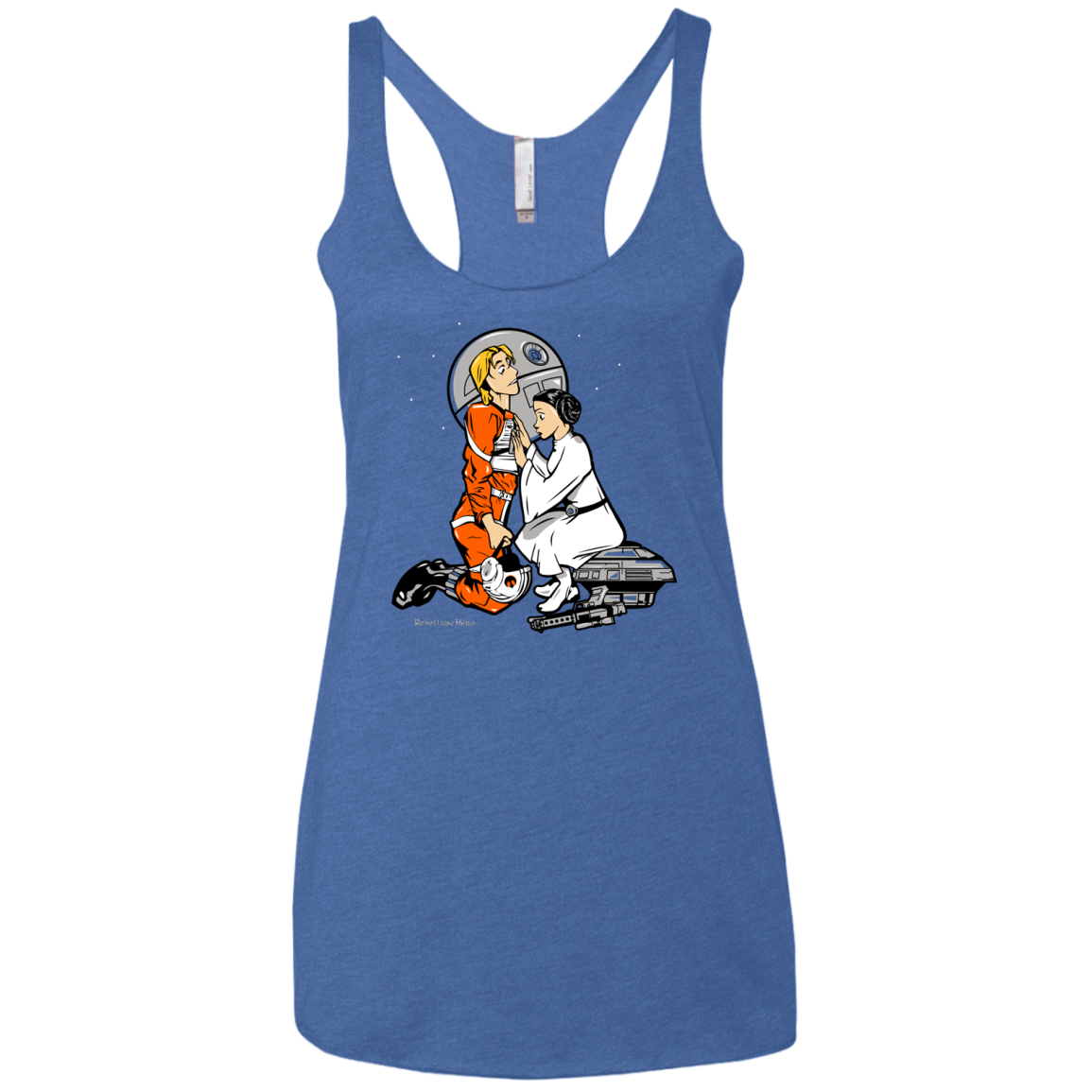 Rebellion Hero Women's Triblend Racerback Tank
