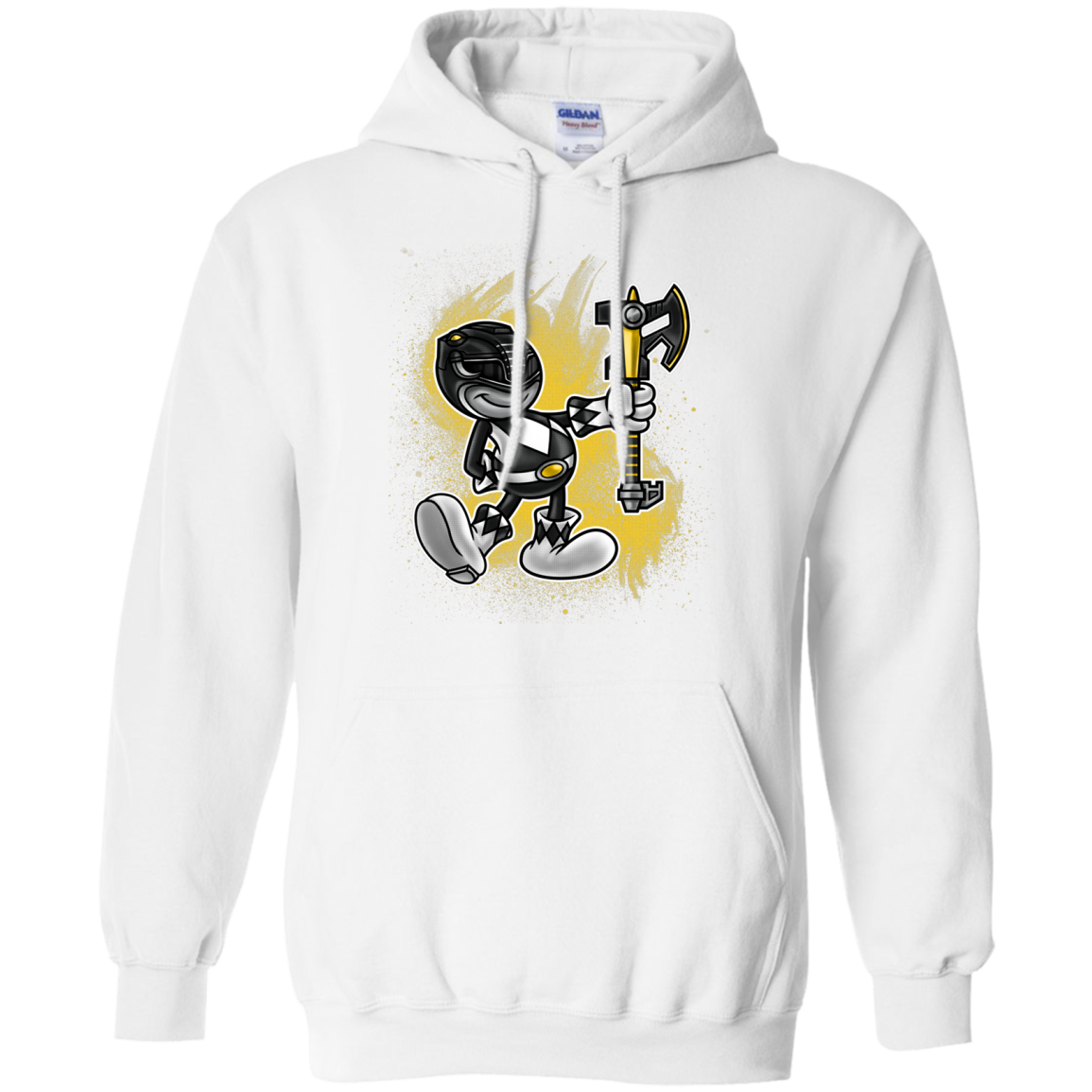 Black Ranger Artwork Pullover Hoodie