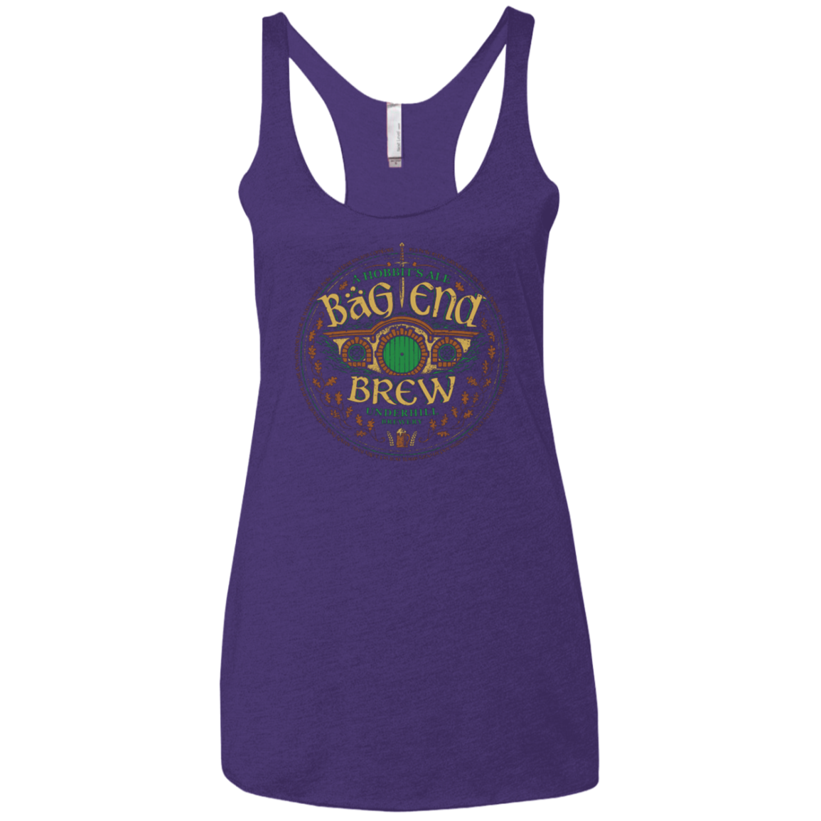 Bag End Brew Women's Triblend Racerback Tank