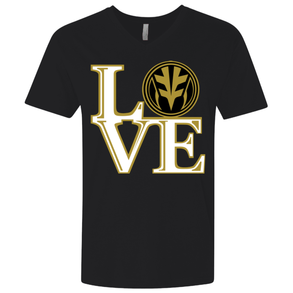 White Ranger LOVE Men's Premium V-Neck