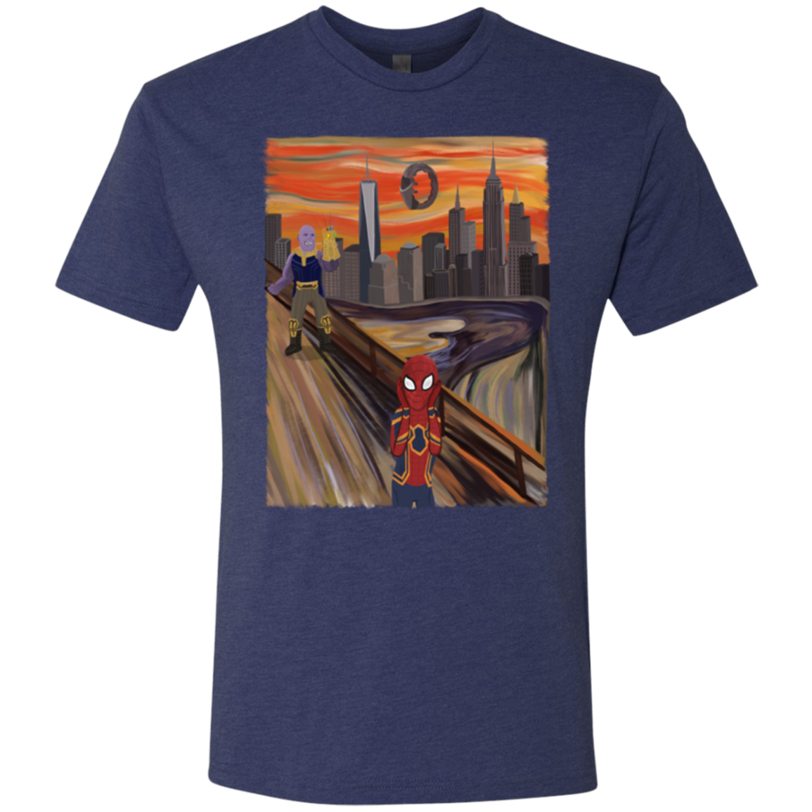 Spider Scream Men's Triblend T-Shirt
