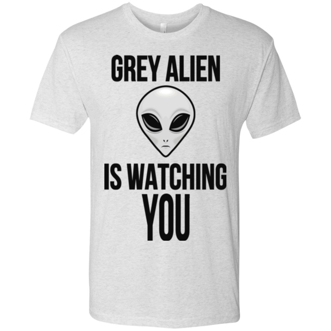 Grey Alien Men's Triblend T-Shirt