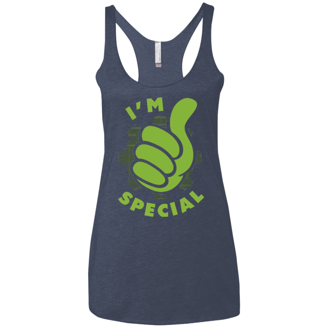 Special Dweller Women's Triblend Racerback Tank