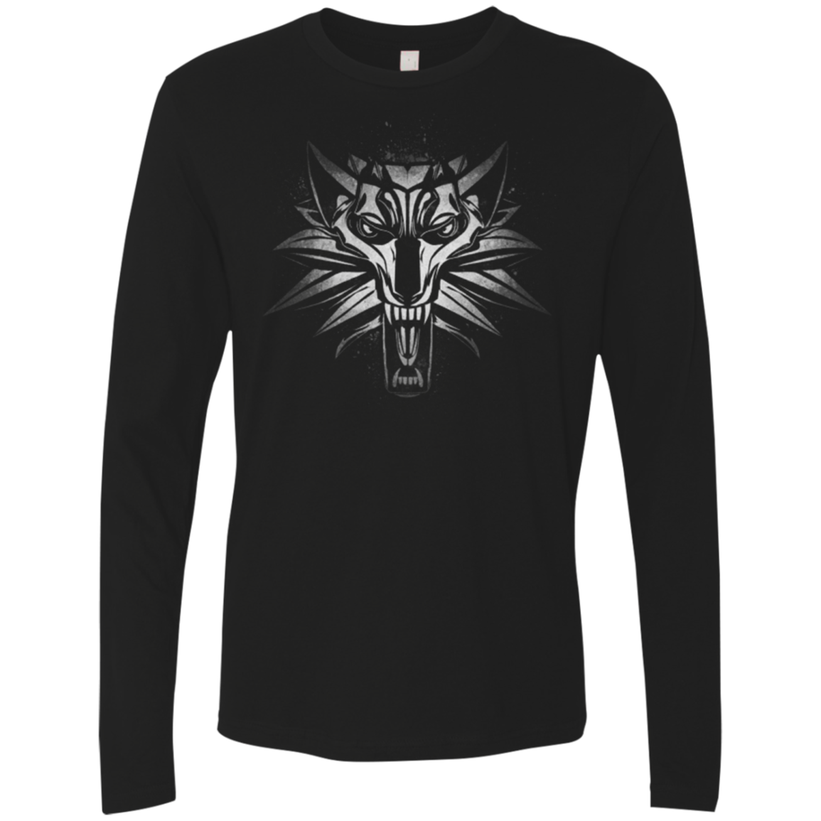 Graffiti White Wolf Men's Premium Long Sleeve