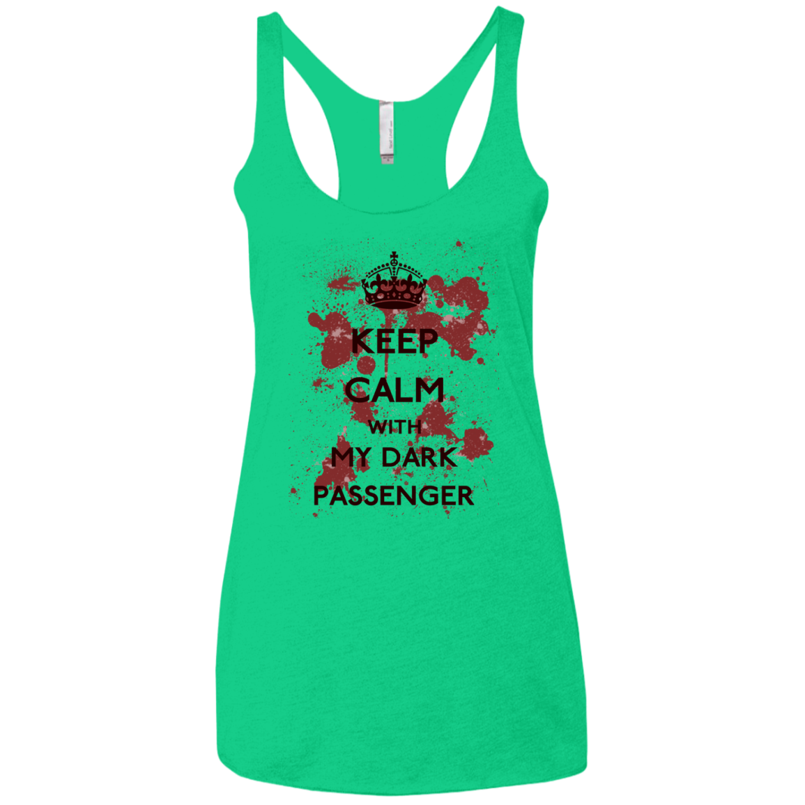 Keep passenger Women's Triblend Racerback Tank