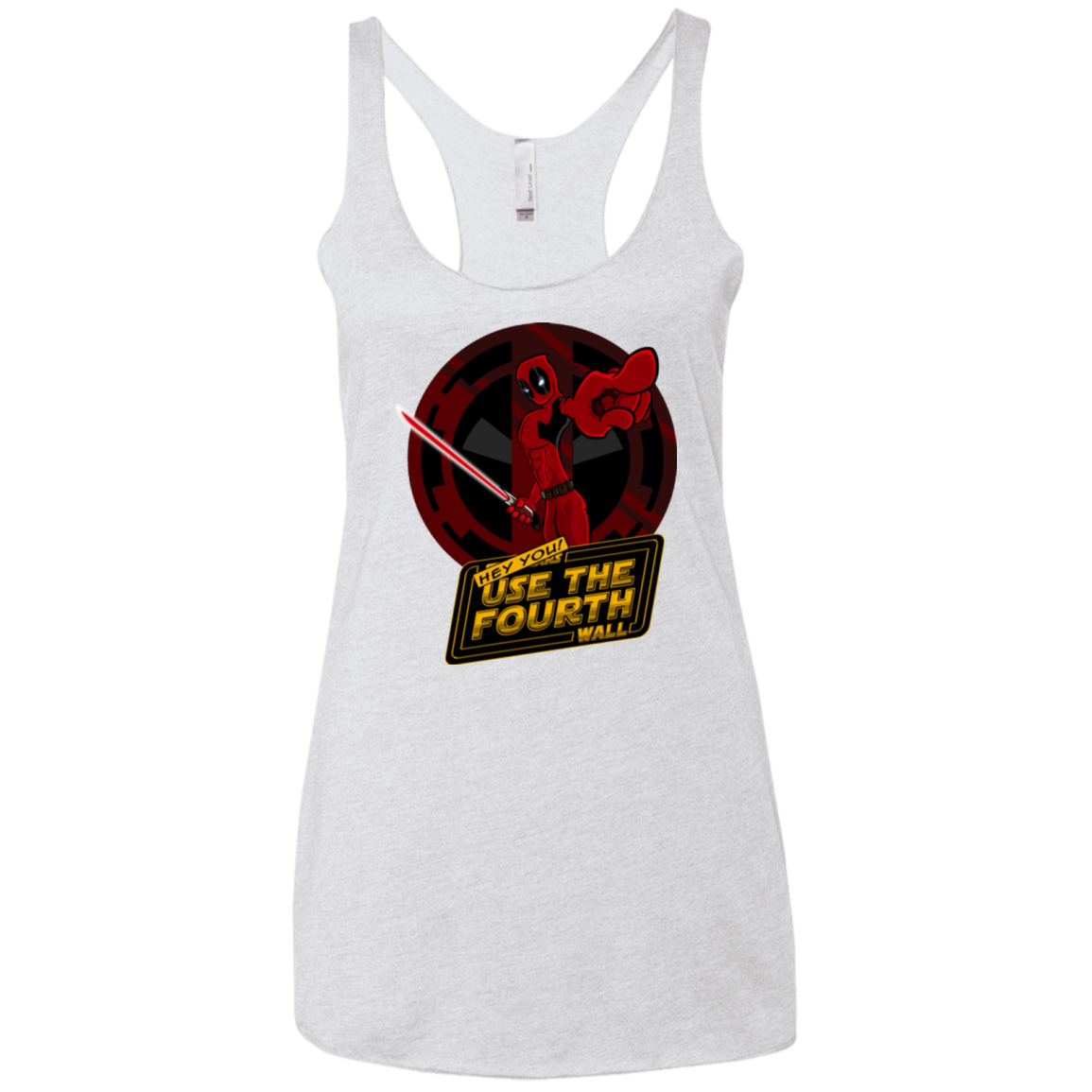 Use The Fourth Wall Women's Triblend Racerback Tank