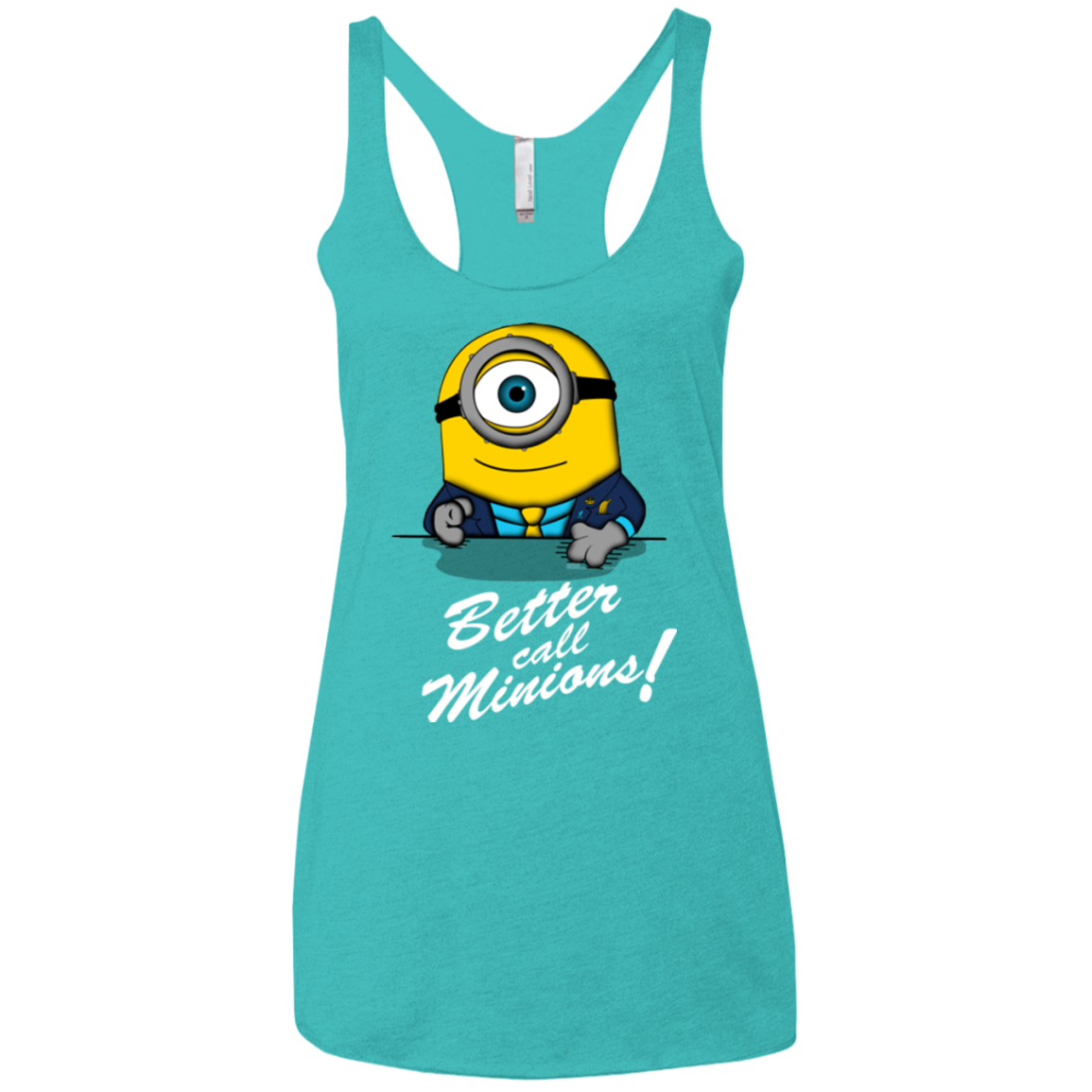 Better Call Minons Women's Triblend Racerback Tank