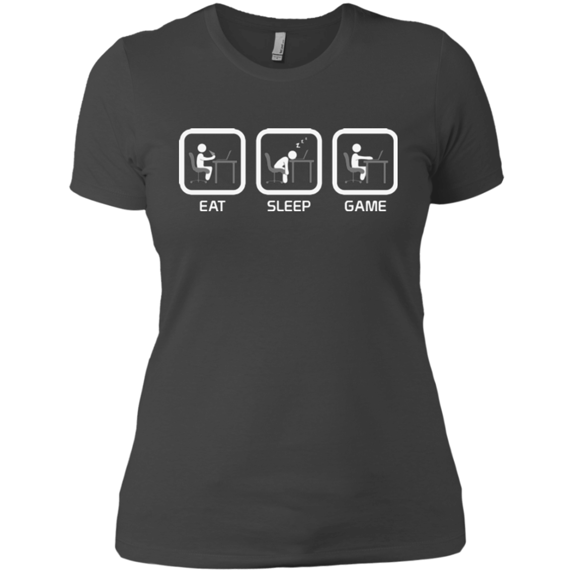 Eat Sleep Game PC Women's Premium T-Shirt