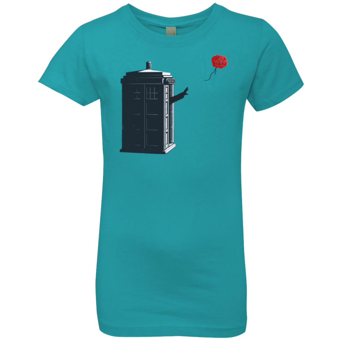 Dr Banksy Rose Balloon Girls Premium T-Shirt