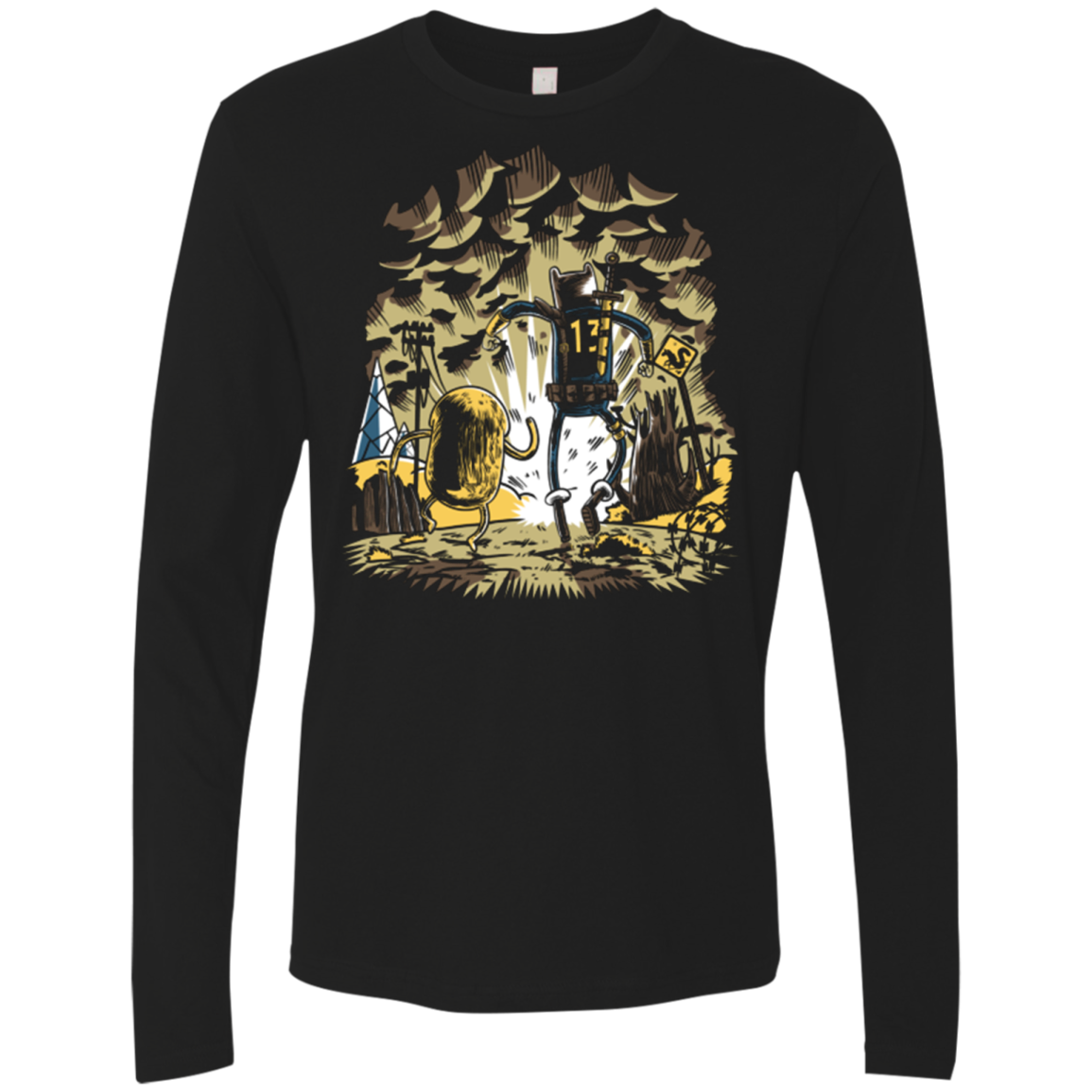 wasteland time Men's Premium Long Sleeve