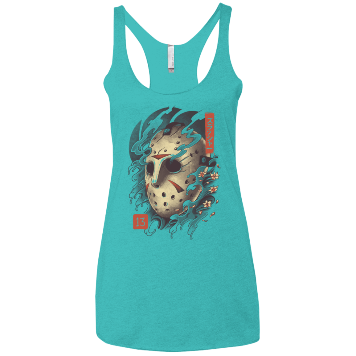 Oni Jason Mask Women's Triblend Racerback Tank