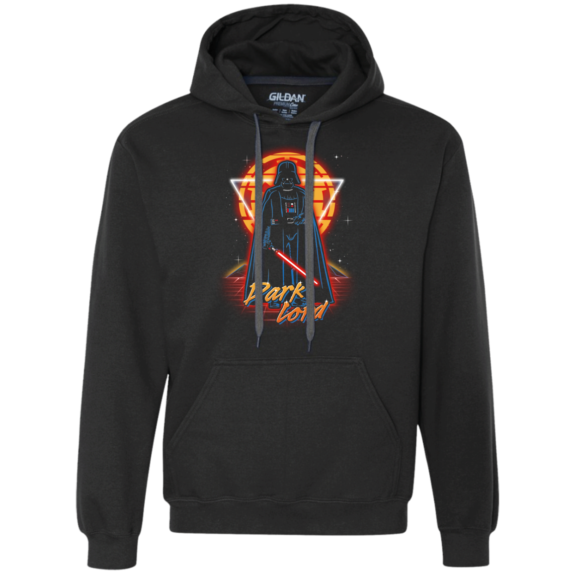 Retro Dark Lord Premium Fleece Hoodie