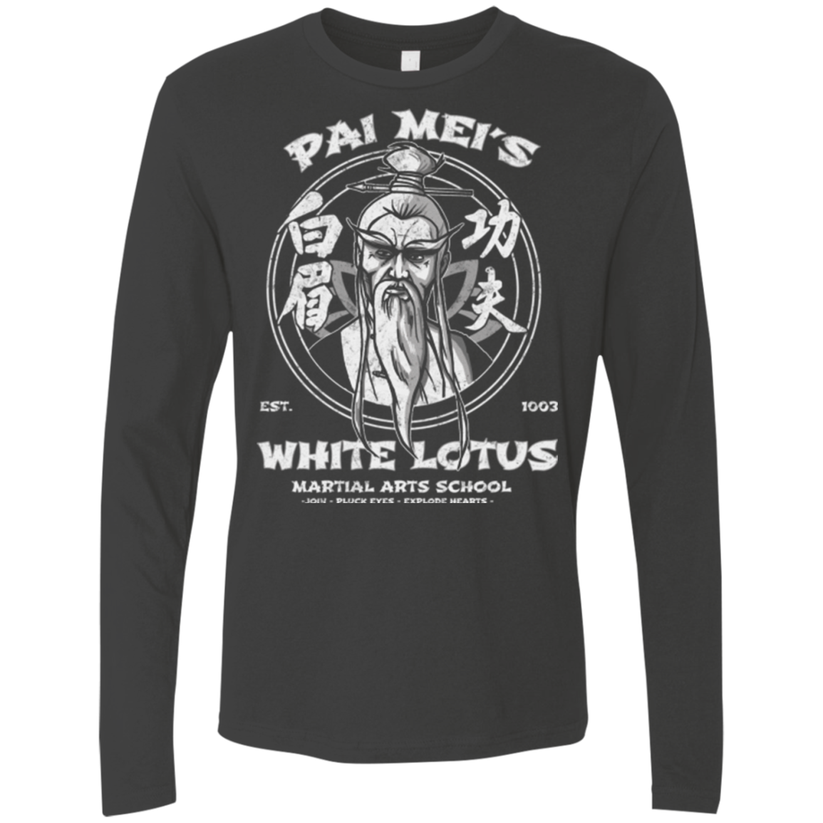 White Lotus Men's Premium Long Sleeve