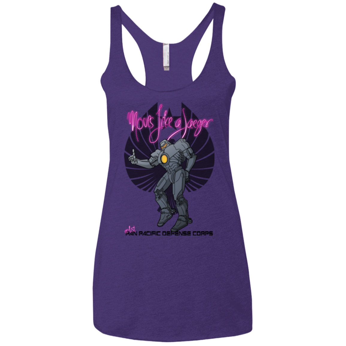 Moves Like A Jaegger Women's Triblend Racerback Tank