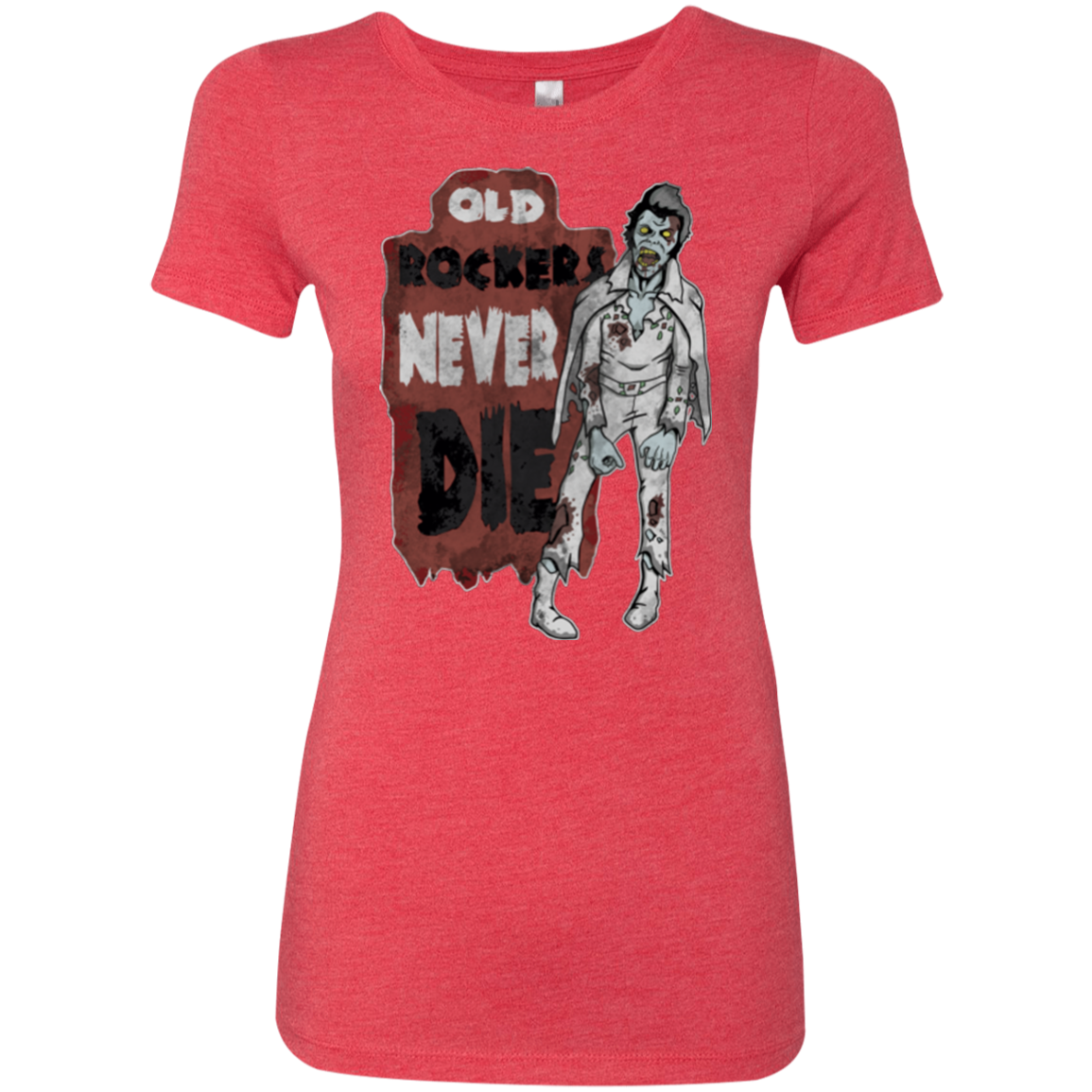 Old Rockers Never Die Women's Triblend T-Shirt