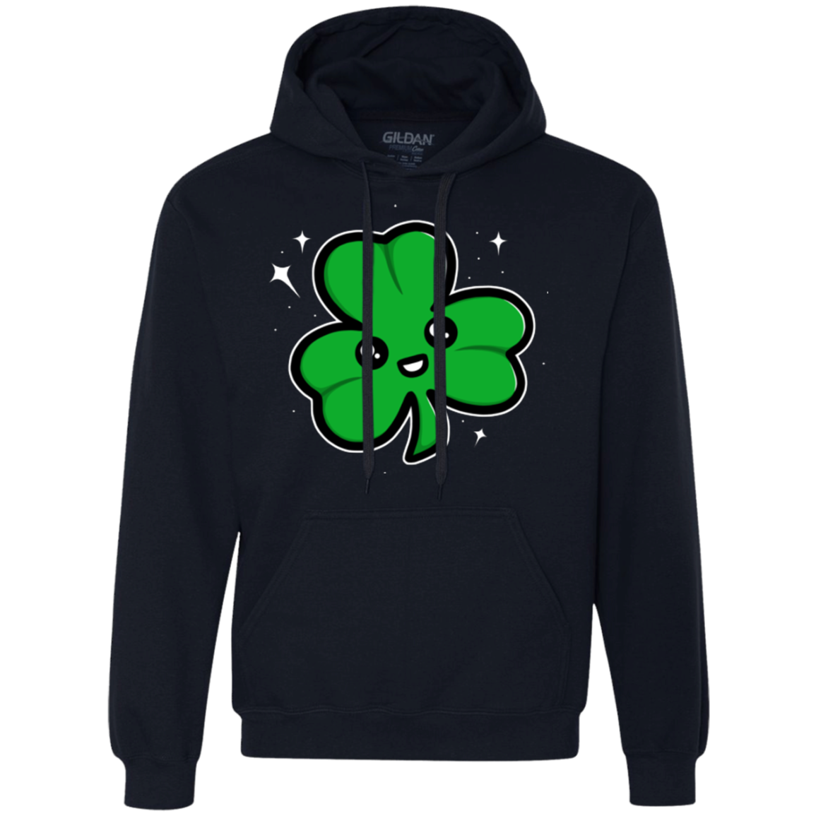 Super Cute Shamrock Premium Fleece Hoodie