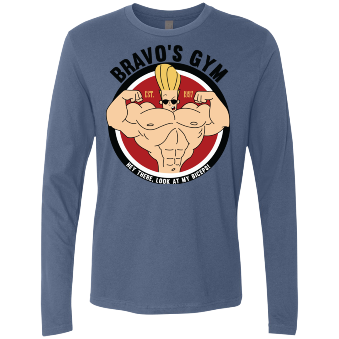 Bravo's Gym Men's Premium Long Sleeve