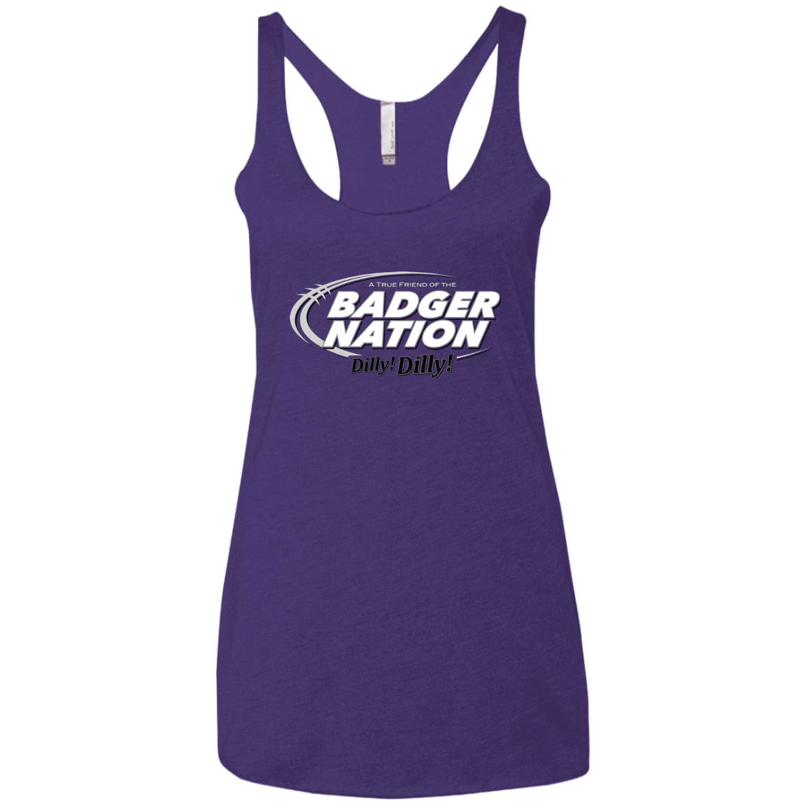 Wisconsin Dilly Dilly Women's Triblend Racerback Tank