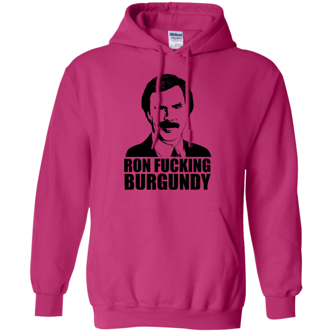 Ron Fucking Burgundy Pullover Hoodie