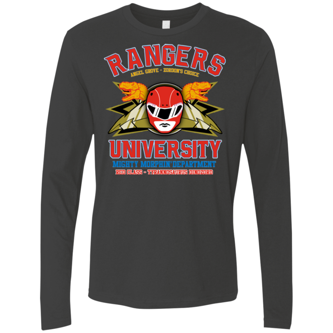 Rangers U - Red Ranger Men's Premium Long Sleeve