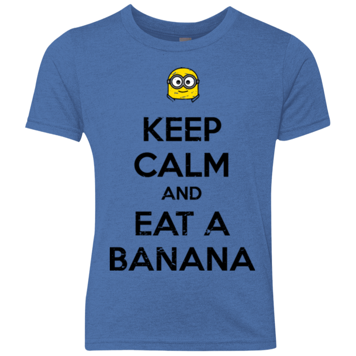 Keep Calm Banana Youth Triblend T-Shirt