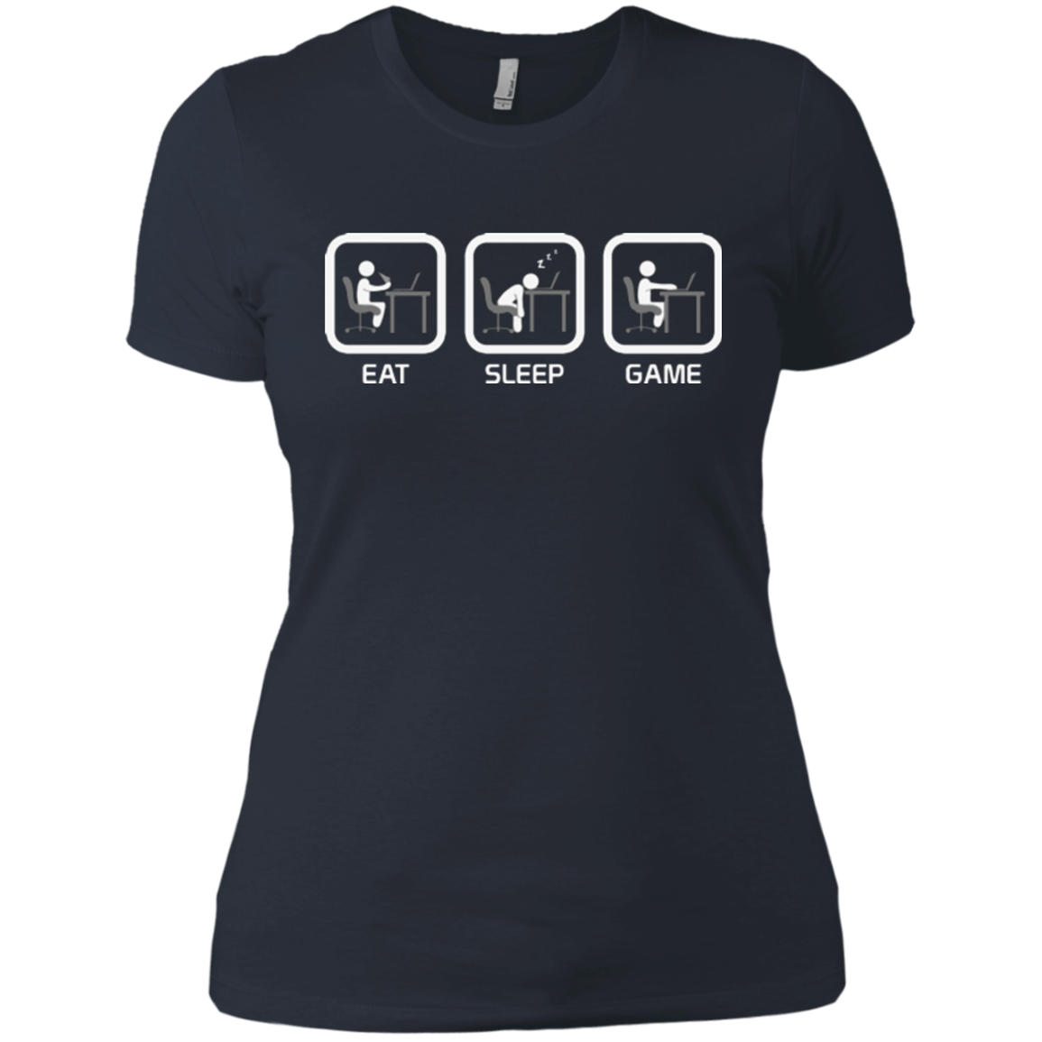 Eat Sleep Game PC Women's Premium T-Shirt