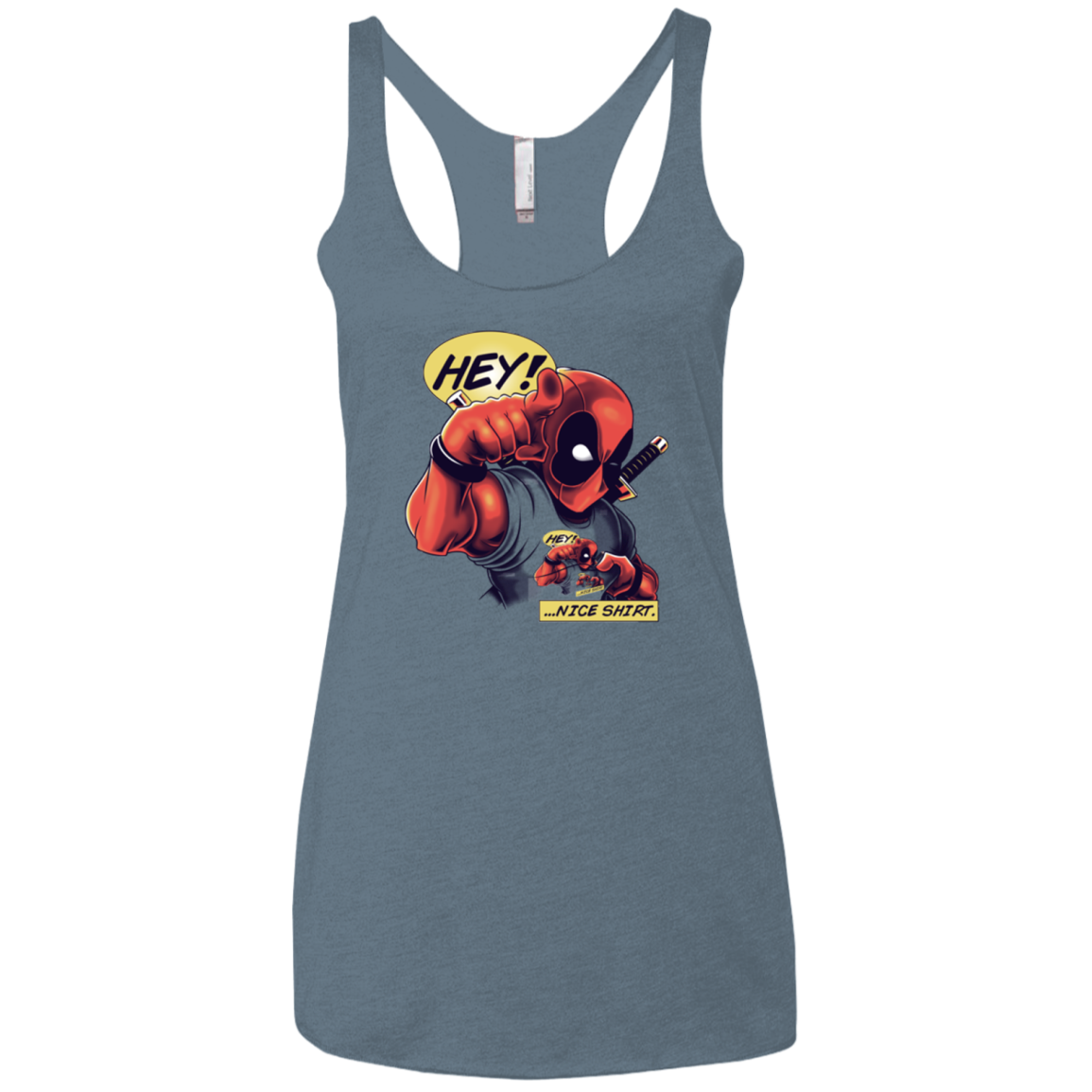 Nice Shirt Women's Triblend Racerback Tank