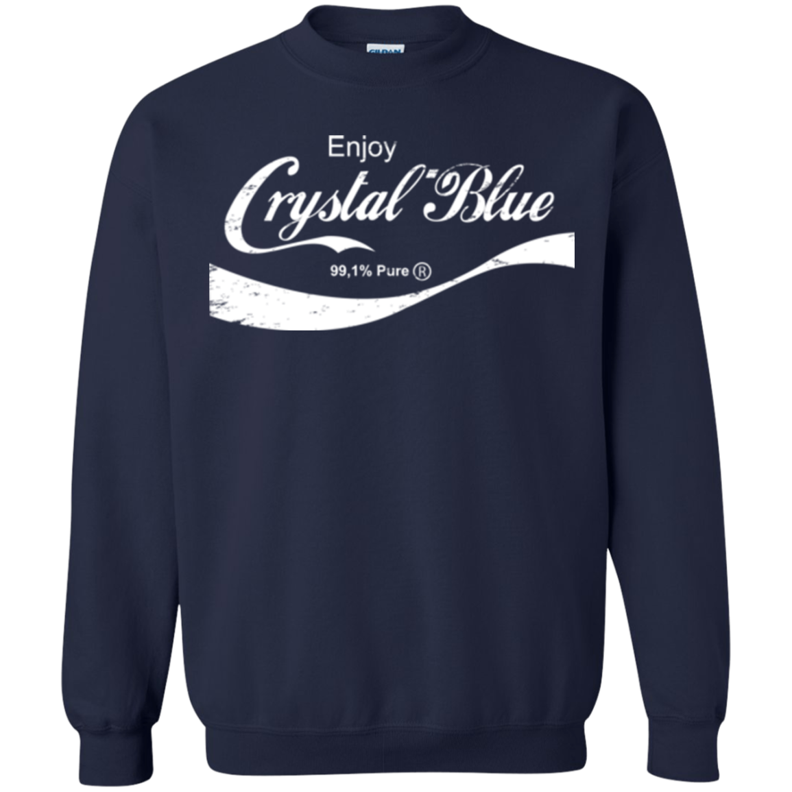 Crystal Blue Coke Crewneck Sweatshirt