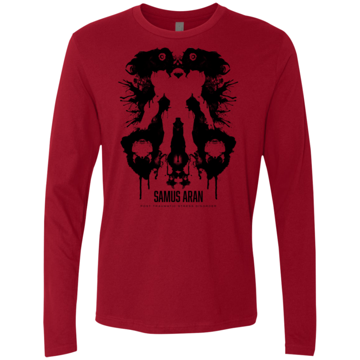 Samus Ink Blot Men's Premium Long Sleeve