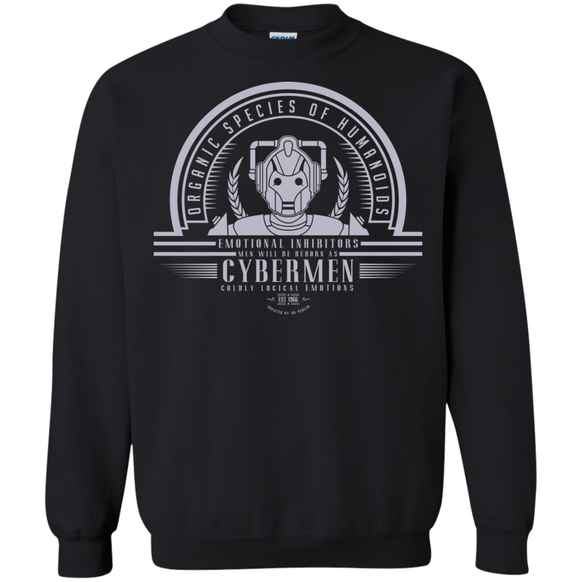 Who Villains Cybermen Crewneck Sweatshirt