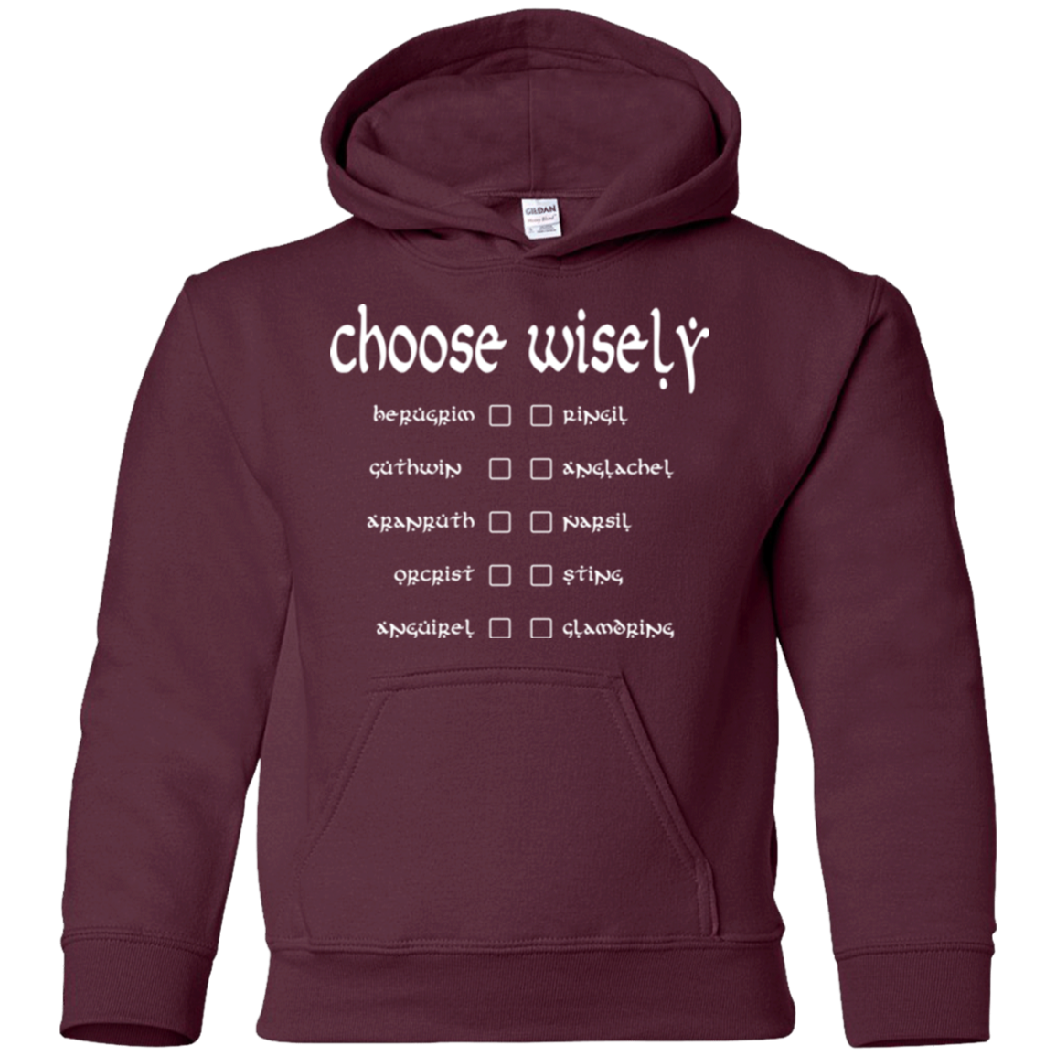 Choose wisely Youth Hoodie