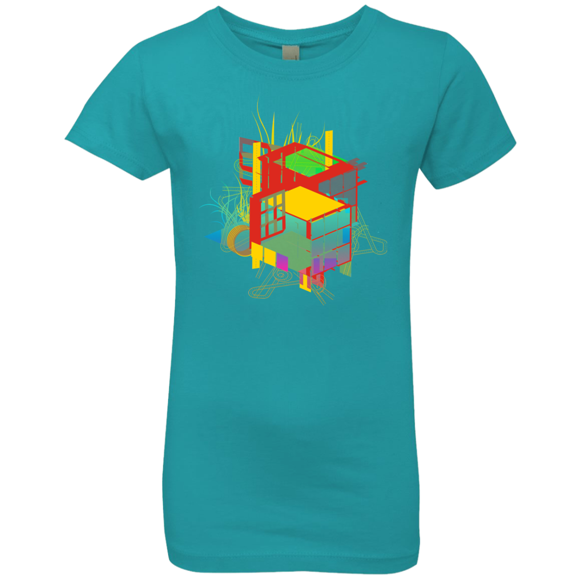 Rubik's Building Girls Premium T-Shirt