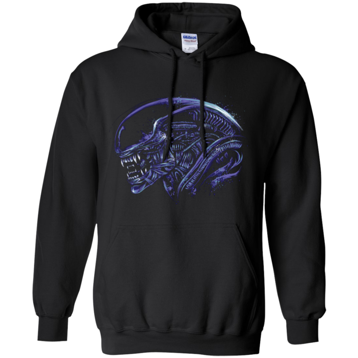 Space Nightmare Purple Pullover Hoodie