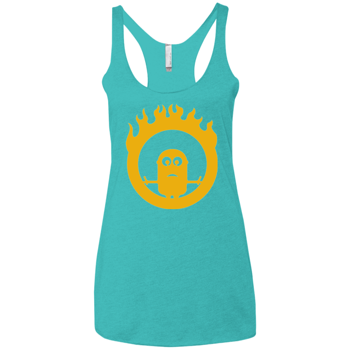 War Minions Women's Triblend Racerback Tank