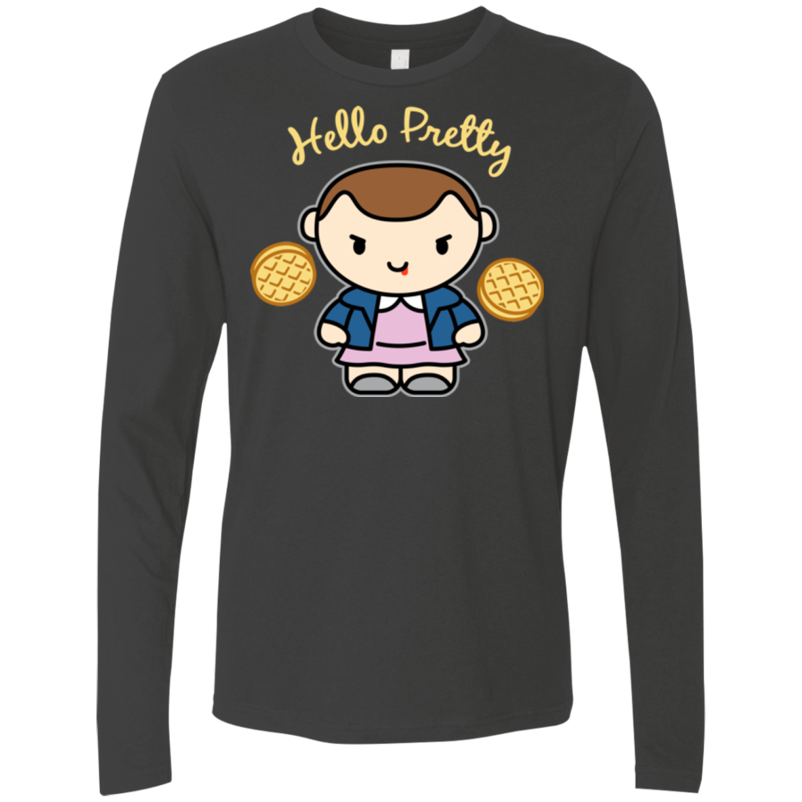 Hello Pretty Men's Premium Long Sleeve