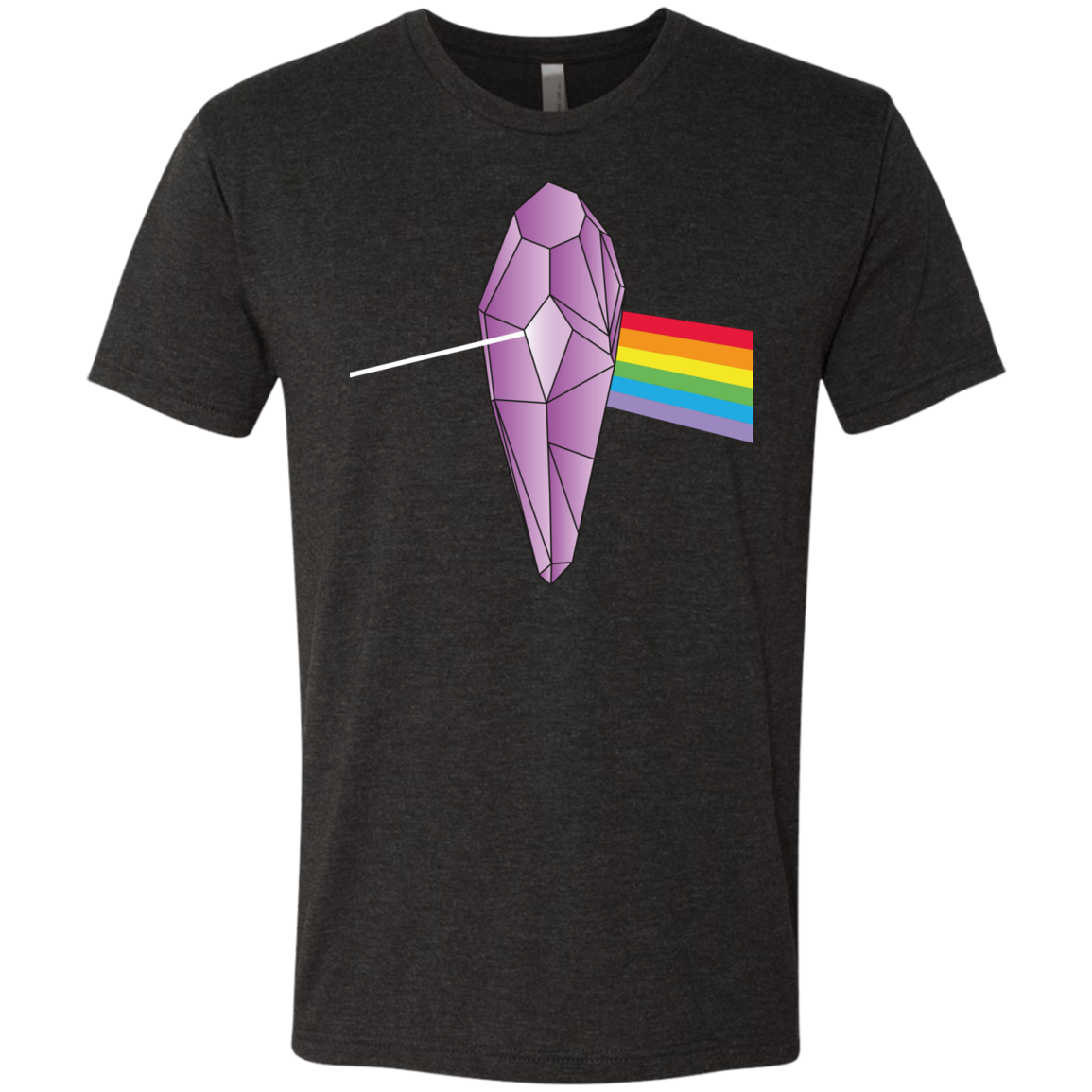 Darkside Of The Crystal Men's Triblend T-Shirt