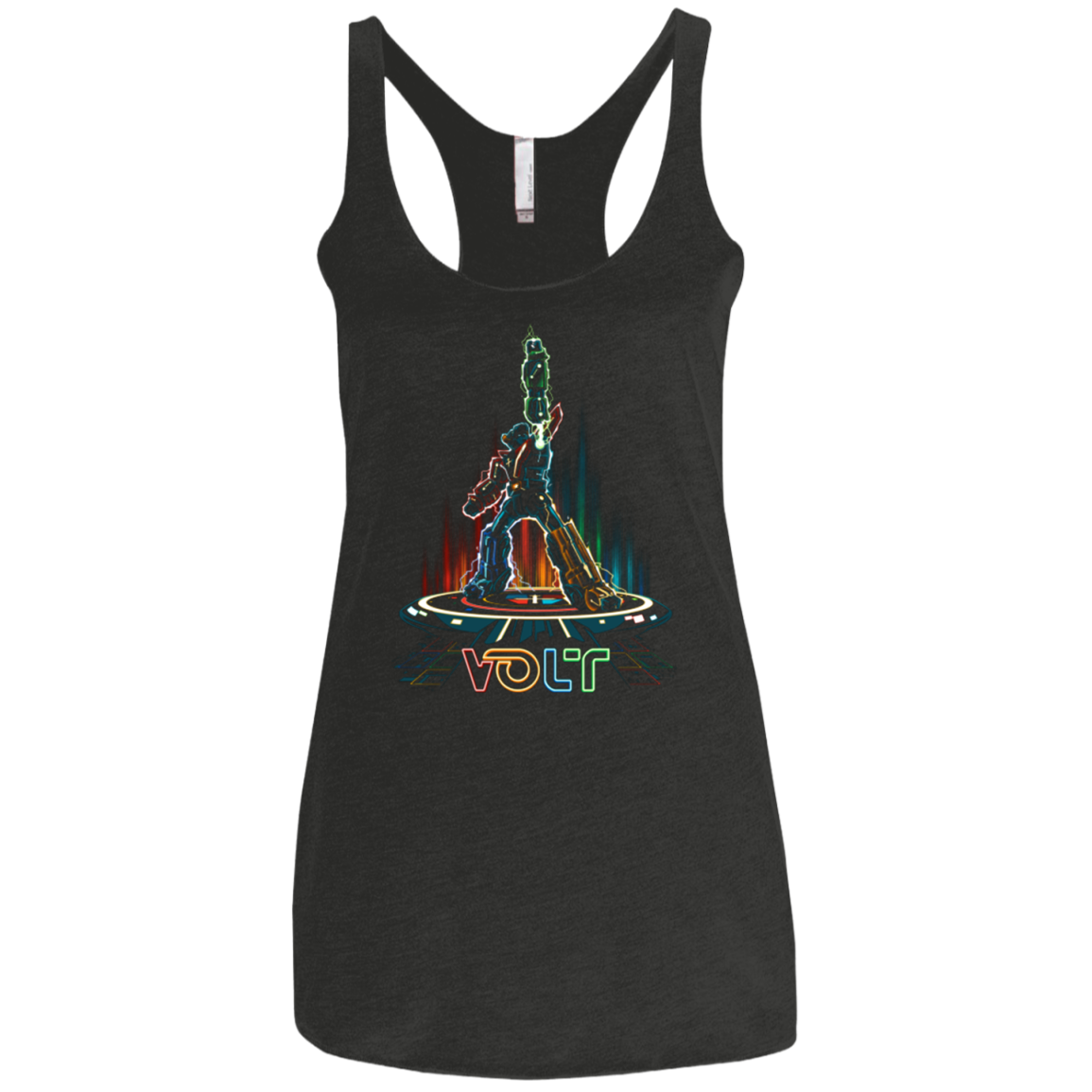 VOLT(Tron) Women's Triblend Racerback Tank