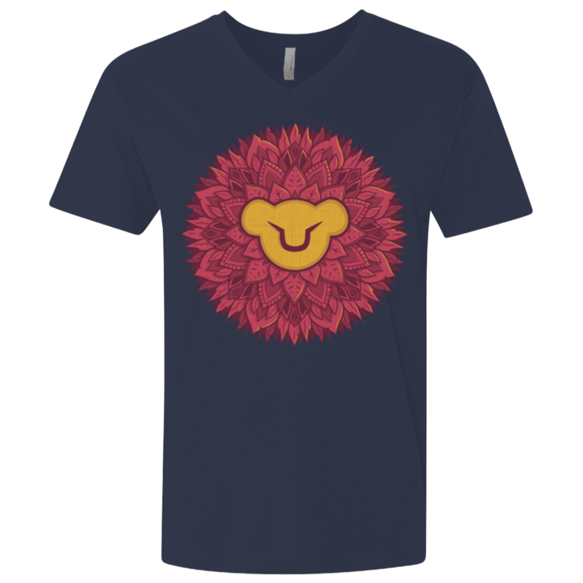 Leaf Mane Mandala Men's Premium V-Neck