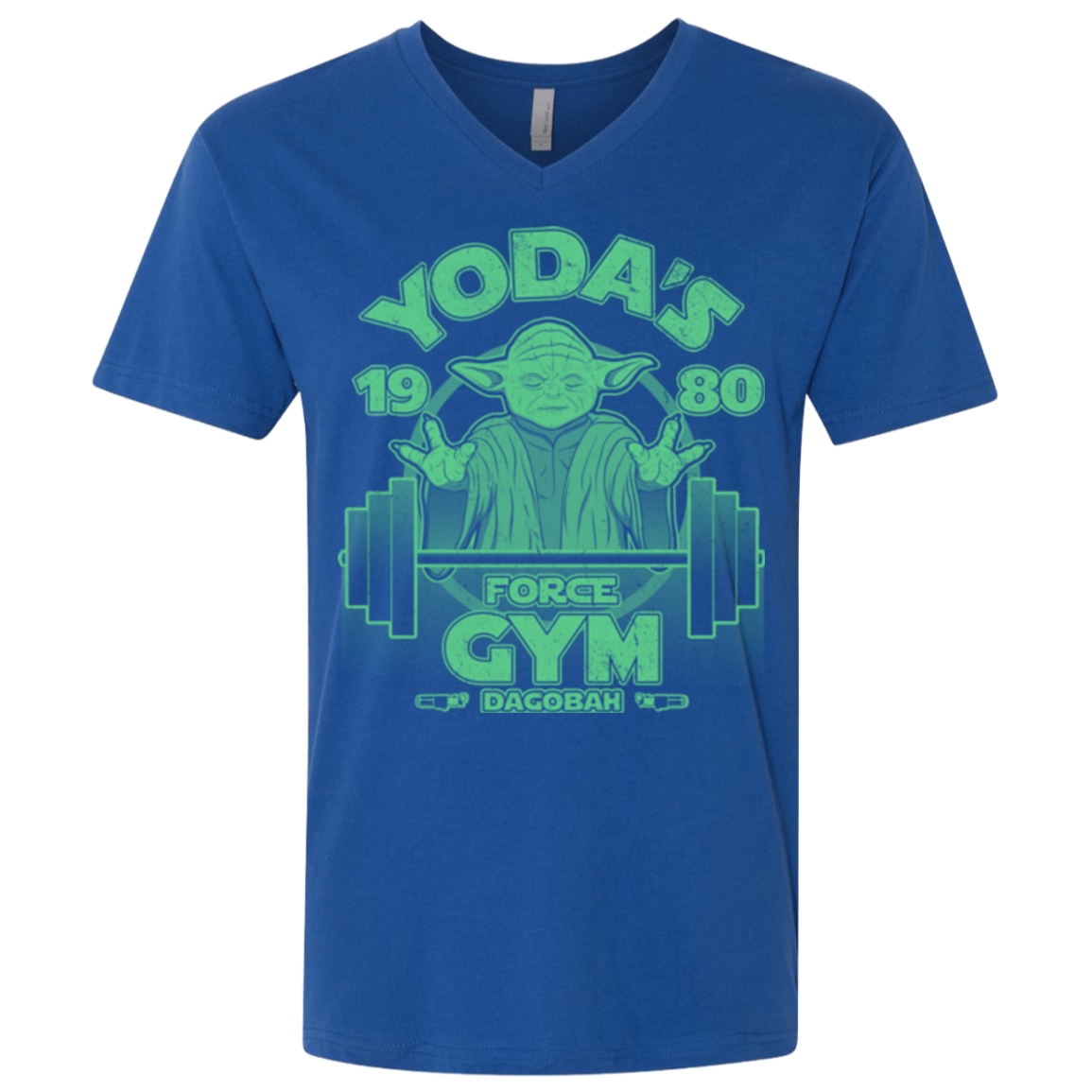 Dagobah Gym Men's Premium V-Neck