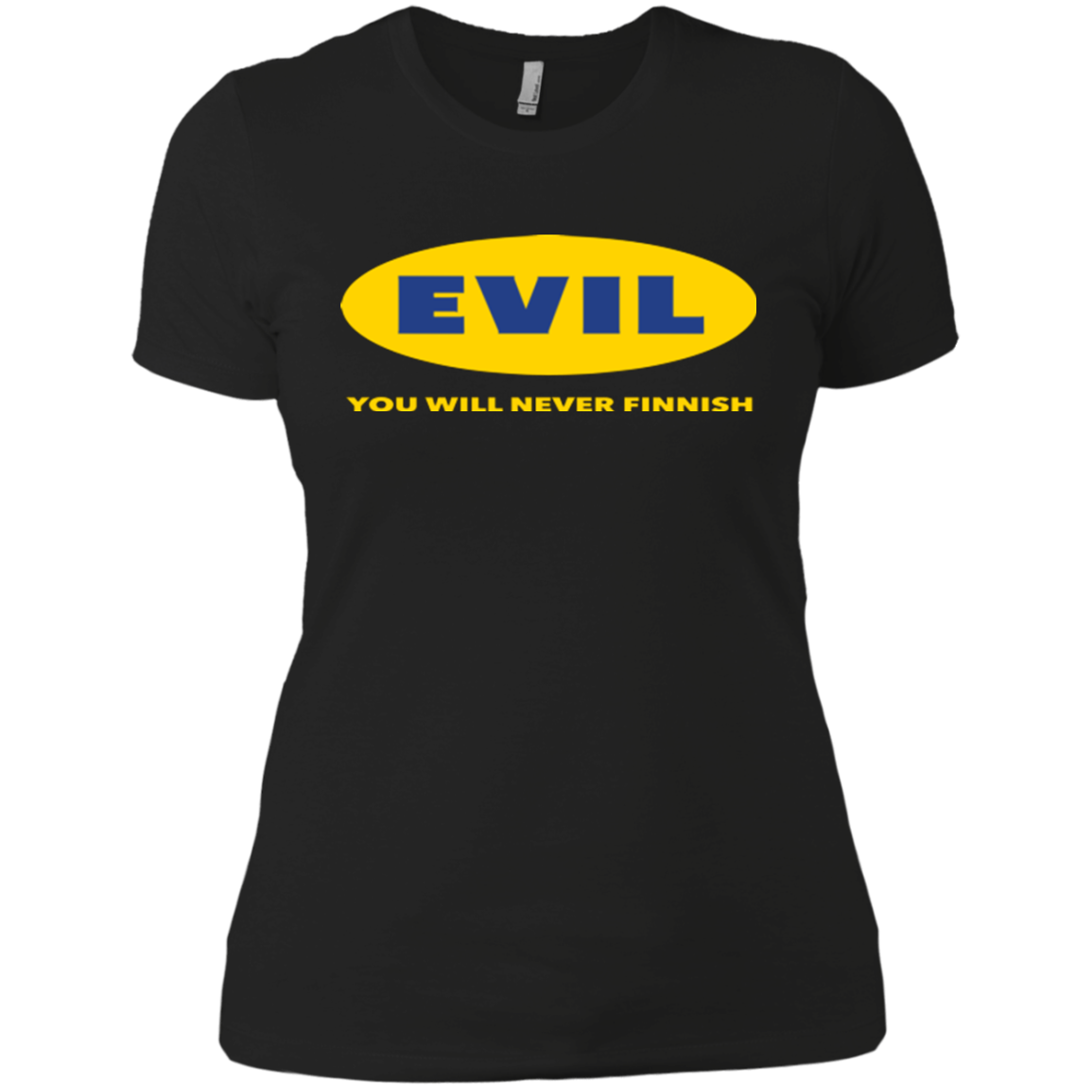 EVIL Never Finnish Women's Premium T-Shirt