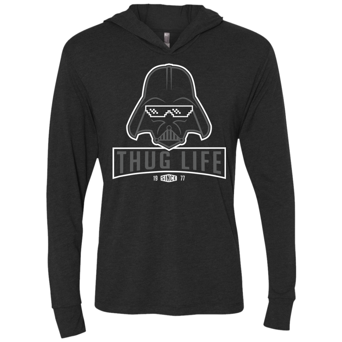 My Life Triblend Long Sleeve Hoodie Tee