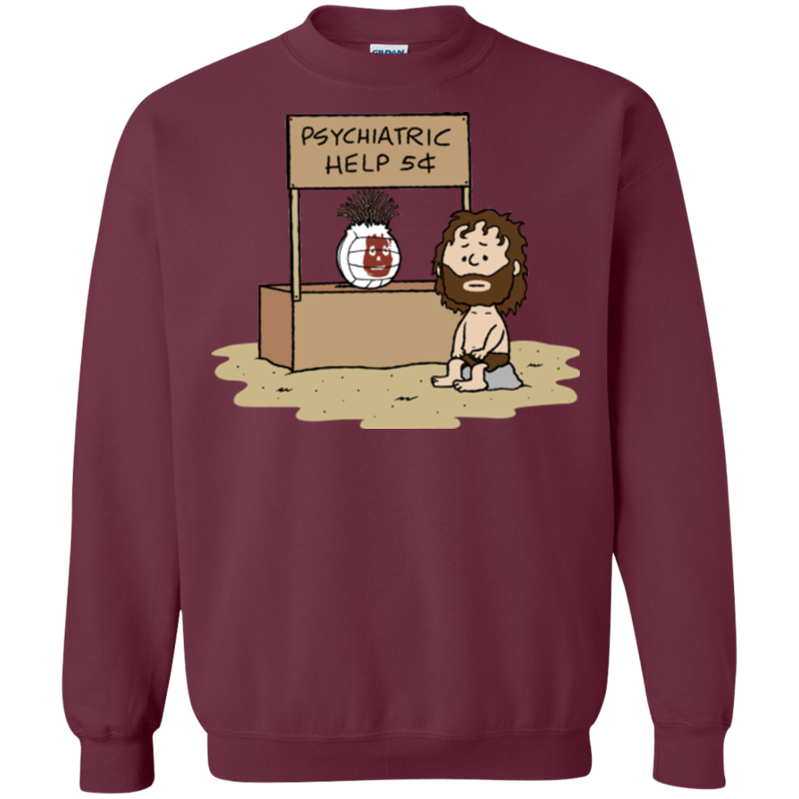 Volleyball Help Crewneck Sweatshirt