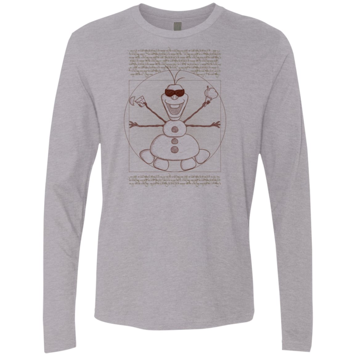 Vitruvian Summer Men's Premium Long Sleeve