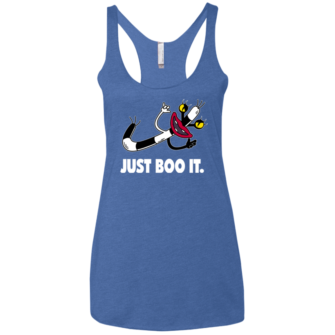 Just Boo It Women's Triblend Racerback Tank