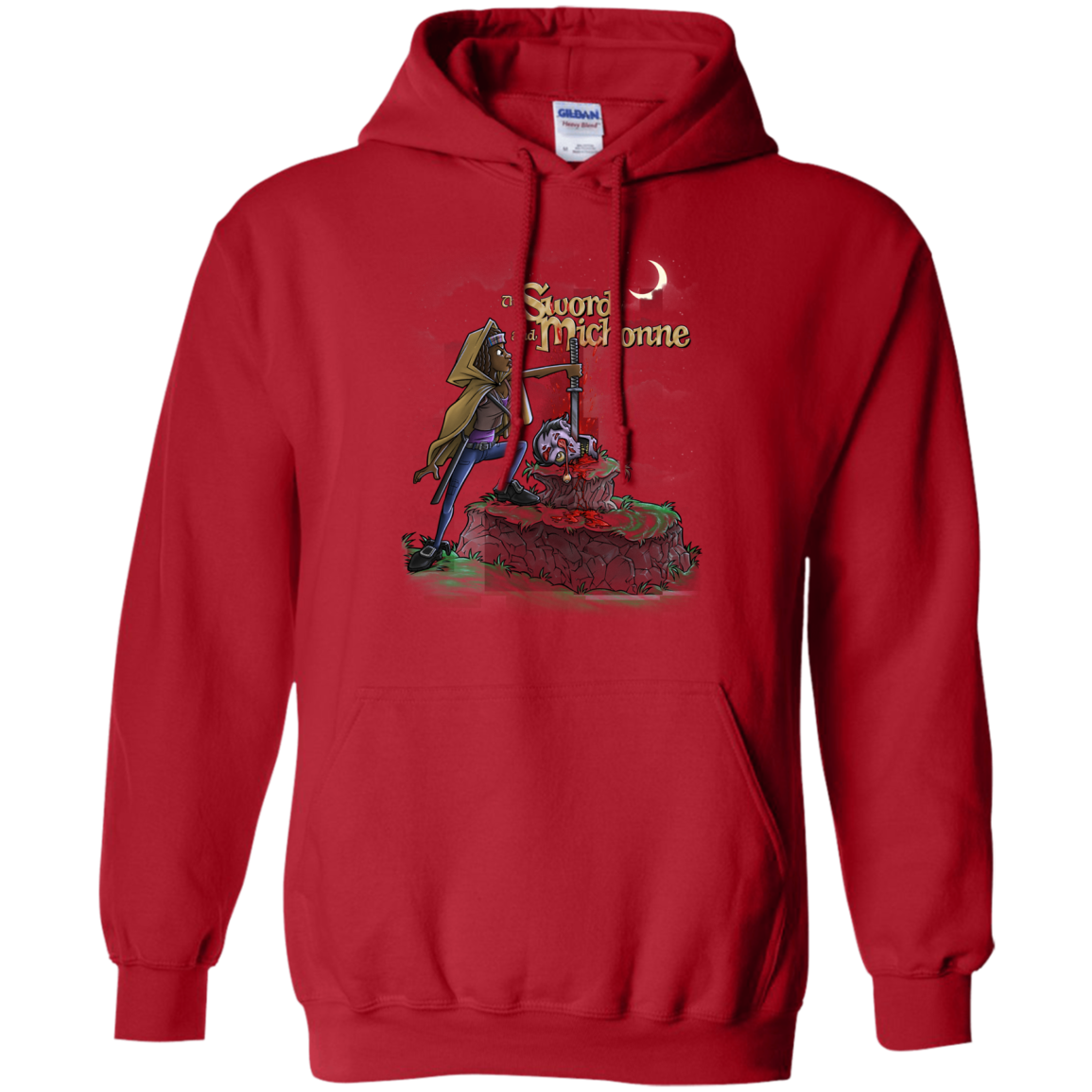 The Sword and Michonne Pullover Hoodie