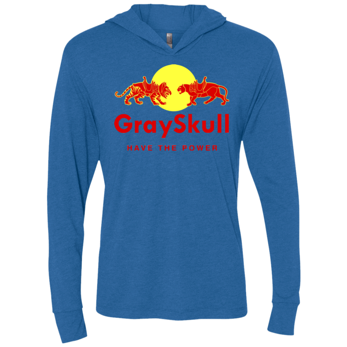 Have the power Triblend Long Sleeve Hoodie Tee