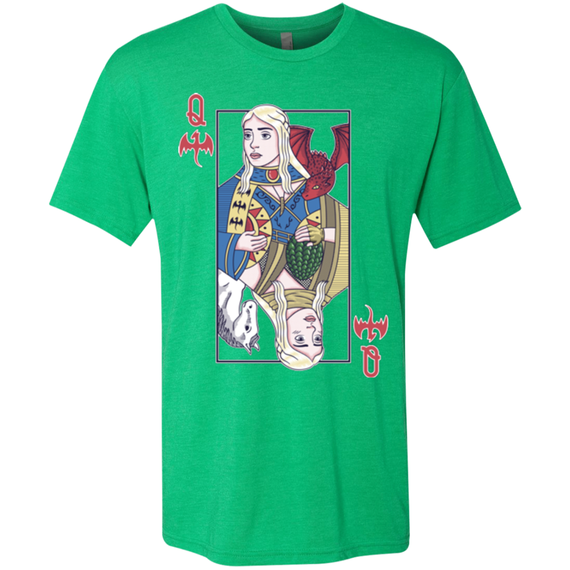Queen of Dragons Men's Triblend T-Shirt