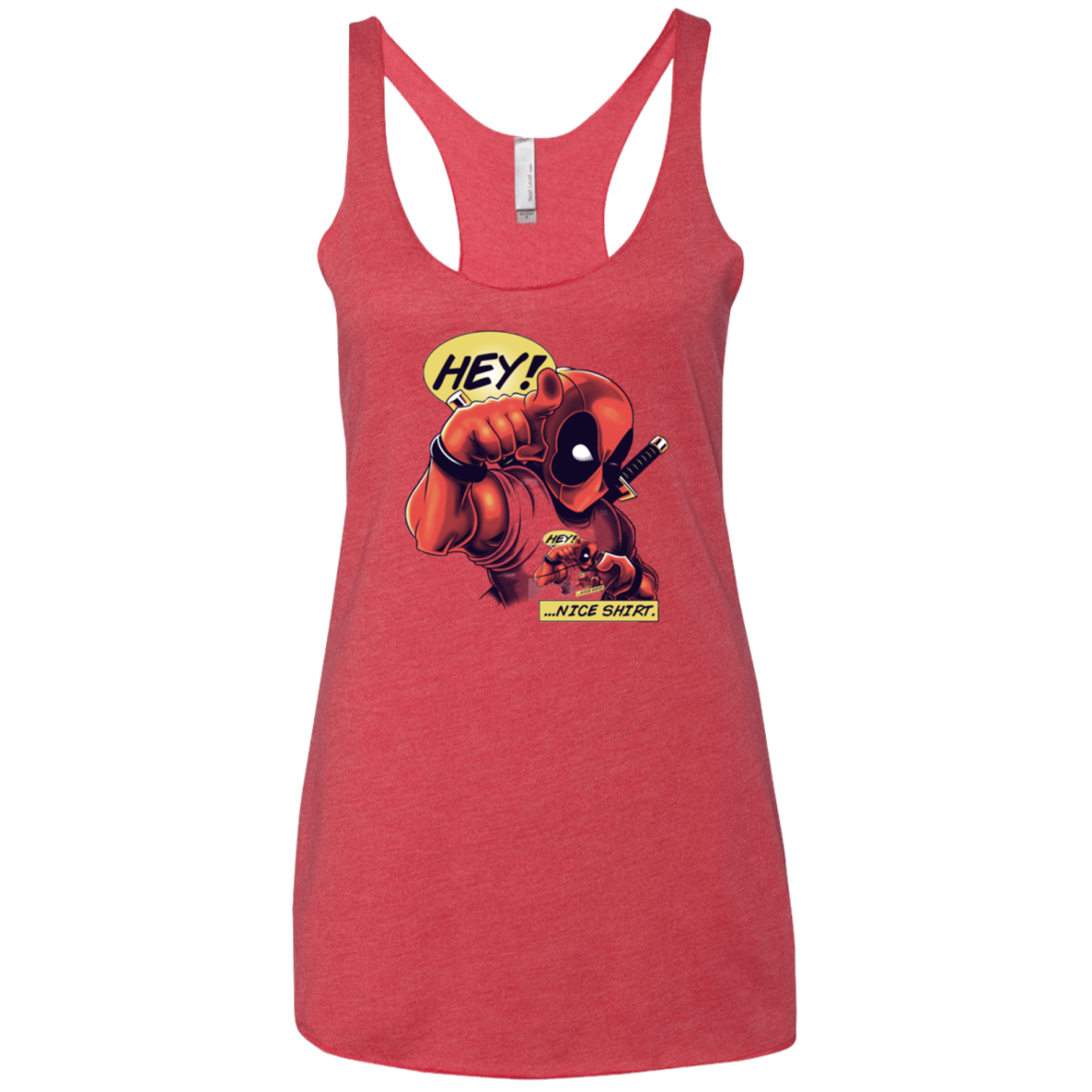 Nice Shirt Women's Triblend Racerback Tank